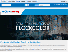 Tablet Screenshot of flockcolor.com.br